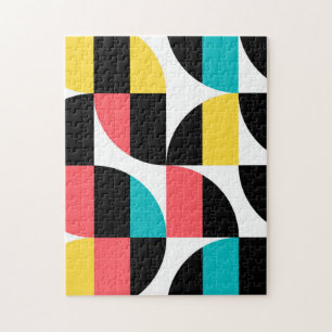Urban, trendy, kleurrijk, modern grafisch patroon legpuzzel