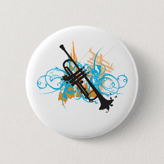 Urban Trumpet Ronde Button 5,7 Cm (Voorkant)