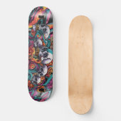 Urban Ukiyo-E Skateboard Deck | Dark Fantasy Stree (Voorkant)