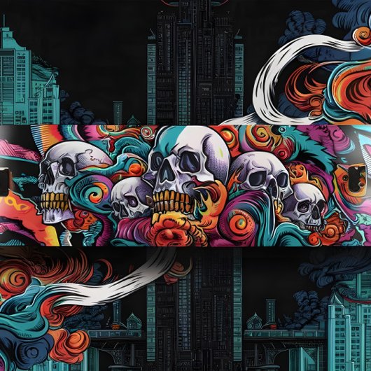 Urban Ukiyo-E Skateboard Deck | Dark Fantasy Stree