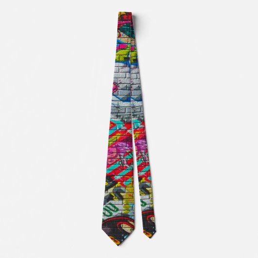 Urban Underground NY Graffiti Stropdas (Voorkant)