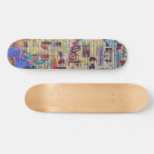Urban Underground NYC Graffiti Popsicle Deck Skateboard (Horizontaal)