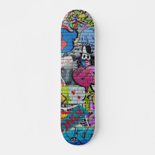 Urban Underground NYC Graffiti Popsicle Deck Skateboard (Voorkant)