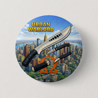 Urban Warlord Knop Ronde Button 5,7 Cm