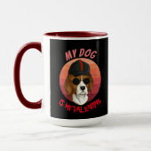 Urban Warrior HOUND EST MA VALENTINE Mug (Gauche)