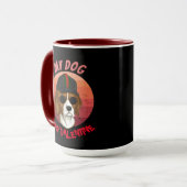 Urban Warrior HOUND EST MA VALENTINE Mug (Devant gauche)