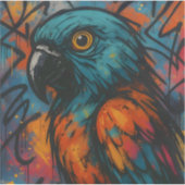 Urban Wingbeat - Square Vinyl Sticker (Voorkant)