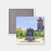 Urbana Champaign Illinois Magnet (Recto/Verso)