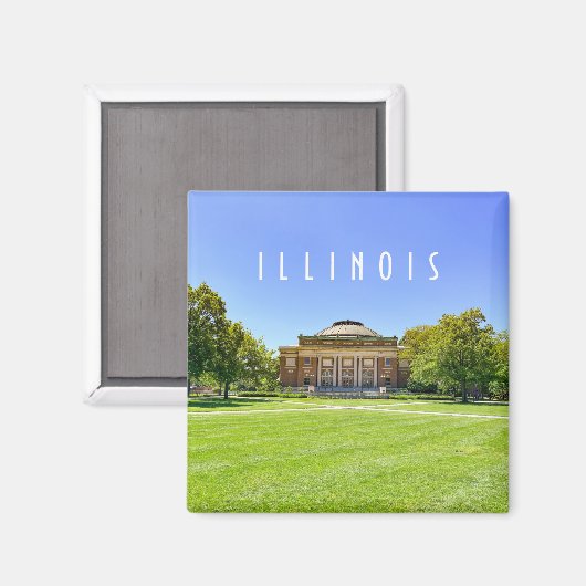 Urbana Champaign Illinois Magnet (Recto/Verso)