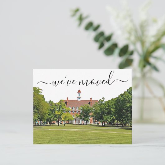 Urbana Champaign Illinois Moving Faire-part (Debout devant)