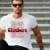 Urbana Climbers Répétée Tshirt Rétro