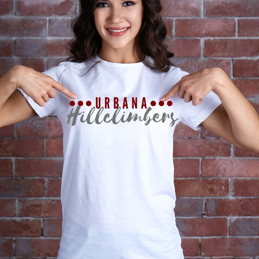 Urbana Hillclimbers Dot Tshirt