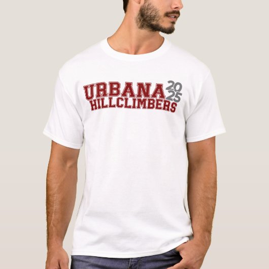 Urbana Hillgrimbers 2025 Tshirt (Devant)