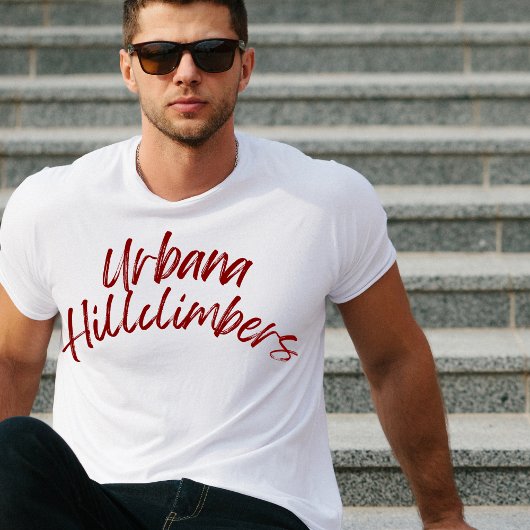 Urbana Hillgrimbers Tshirt manuscrit courbé