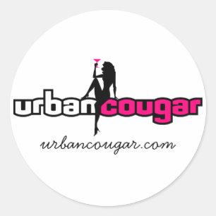 Urbancougar.com Witte Sticker - Groot