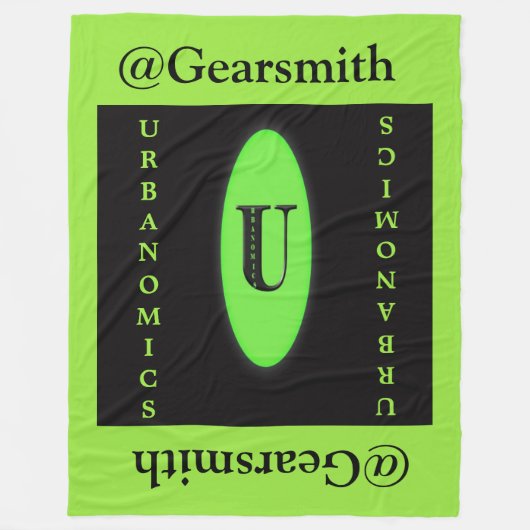 Urbanomics Fleece Large Blanket (Voorkant)