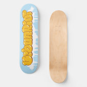 UrbanRiot Graffiti Clouds Deck Skateboard (Voorkant)