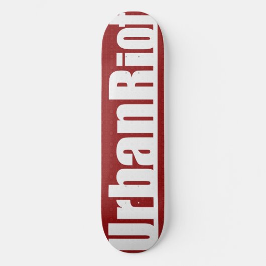 UrbanRiot JP1 Rode Deck Skateboard (Voorkant)