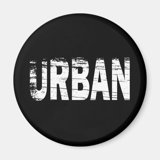 urbex lettering script grafisch verkennen magneet (Voorkant)