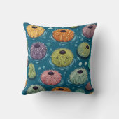 Urchin Print Kussen (Achterkant)