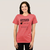 Urdu Funny Mom Life Tri-Blend Shirt (Voorkant volledig)