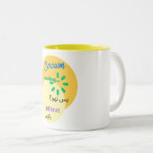 Urdu Funny Witty Design on Sarcasm Tweekleurige Koffiemok (Voorkant rechts)