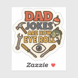 URGENT Dad Jokes Emergency Kit 2025 - Laatste minu Sticker