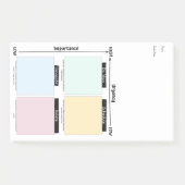 Urgent Important Eisenhower Matrix Notes (Voorkant)