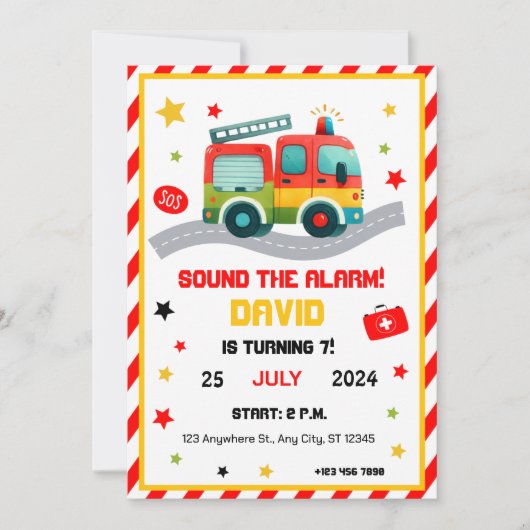 Urgent! Invitation à une fête sur le thème des cam (Devant)