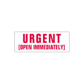 Urgent Open Direct Professional Red Zelfinktende Stempel (Design)