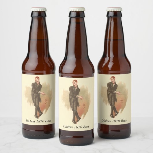 Uriah Heep van Kyd van Dickens' David Copperfield Bier Etiket (Flessen)
