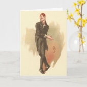 Uriah Heep van Kyd van Dickens' David Copperfield Kaart (Gele Bloem)