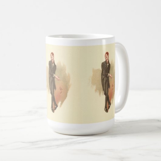 Uriah Heep van Kyd van Dickens' David Copperfield Koffiemok (Voorkant rechts)