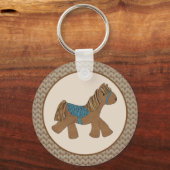 uriges Pferd Sleutelhanger (Voorkant)