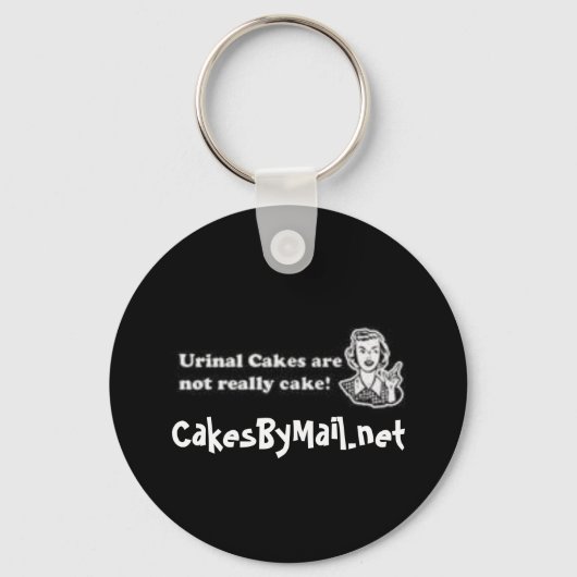 Urinale koekjes sleutelhanger, CakesByMail.net Sleutelhanger (Voorkant)