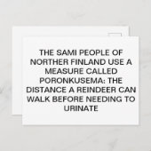 Urineerrendieren Briefkaart (Voorkant / Achterkant)