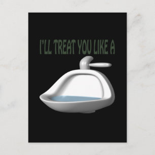 Urinoir Briefkaart