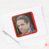 Urinoir doel op cuomo - stickers 3" x 3" (Envelop)