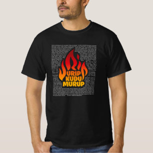 Urip Kudu Murup - Falsafah Jawa T-shirt