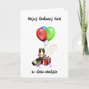 Urodziny - Carte d'anniversaire polonaise personna