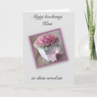 Urodziny - Carte d'anniversaire polonaise personna