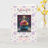 Urodziny - Carte d'anniversaire polonaise personna (Fleur jaune)