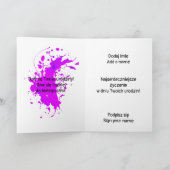 Urodziny - Carte d'anniversaire polonaise pour ell (Intérieur)