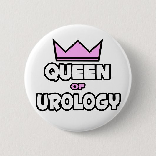 Urologische koningin ronde button 5,7 cm (Voorkant)