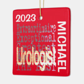 Uroloog Extraordinaire CUSTOM Keramisch Ornament (Links)