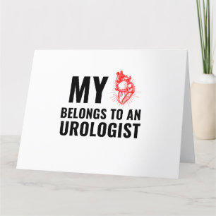 Uroloog grappig hart bedankkaart