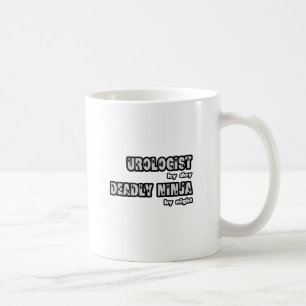 Uroloog overdag...dodelijke ninja 's nachts koffiemok