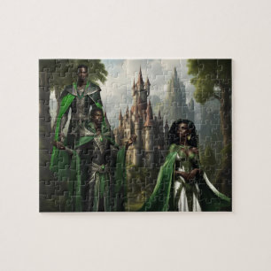 Uromasitsun Royalty-Hoesje, kunst Legpuzzel
