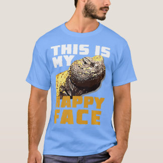 Uromastyx Dit is mijn gelukkige gezicht, grappige  T-shirt