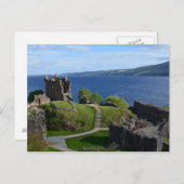 Urquhart Castle Ruins Briefkaart (Voorkant / Achterkant)